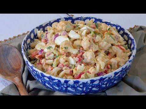 Cauliflower salad with egg, delicious and very easy to make.
