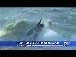 Newport Beach Braces For High Tides And Potential Flooding