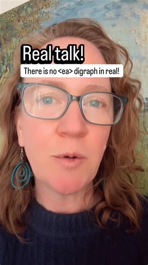 13 reactions | It’s true! Real is a complex construction. There really is no <ea> digraph in it. There’s an <e> and an <a>, but not an <ea>. It shares a base with reify. Not helpful? I’m not making things up, I promise. I’ll talk more about this in my stories tonight or tomorrow! | Rain City Reading | Facebook