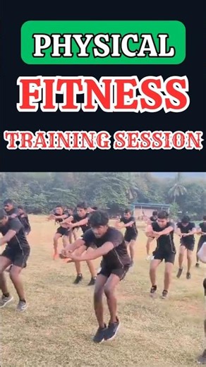 PHYSICAL FITNESS TRAINING SESSION#motivation
