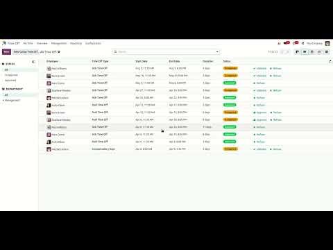 InsightMate – MCP Server – Connect, Control, Automate Odoo - Usecases - Show Employee On Leave Today