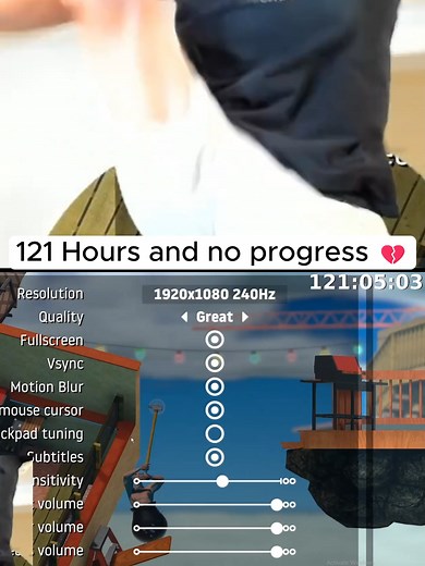 Jynxzi's Journey: 120 Hours in Getting Over It