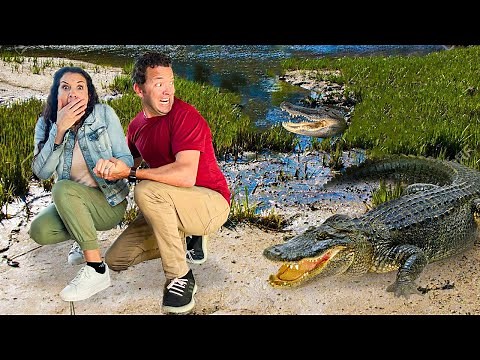 Facing Our Biggest Fears!! We Sat On An ALLIGATOR!