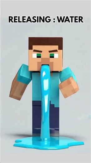 Steve vs Realistic Fluid Simulation