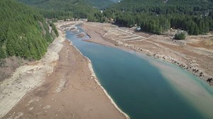 Detroit Lake water level 40 feet below normal, in danger of another low summer