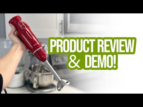 OVENTE Electric Immersion Hand Blender Review and Demo