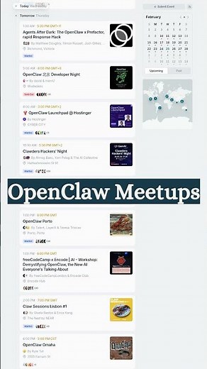 OpenClaw Meetups: Find One Near You