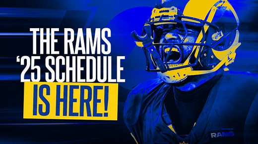 Rams release official 2025 schedule