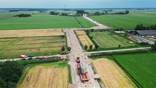 42K views · 540 reactions | Mammoet recently moved two 250t transformers for TenneT, installing them at a high-voltage substation in the north of The Netherlands. The transformers arrived one by one. A pontoon was used for roll-on/roll-off transfer onto a specially-constructed road. The transformers doubled the capacity of the sub-station, strengthening the local electricity grid. Watch the video now! #Mammoet #Power #EnergyTransition | Mammoet | Facebook
