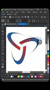 Coreldraw Simple Circle Tutorial #coreldraw #logo #vector #graphicdesign