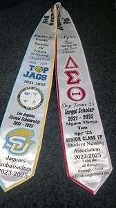 20K views · 581 reactions | Custom Graduation Stole #graduation #diy #southernuniversity #cricut #craft #classof2025 | Brance So Craftee | Facebook