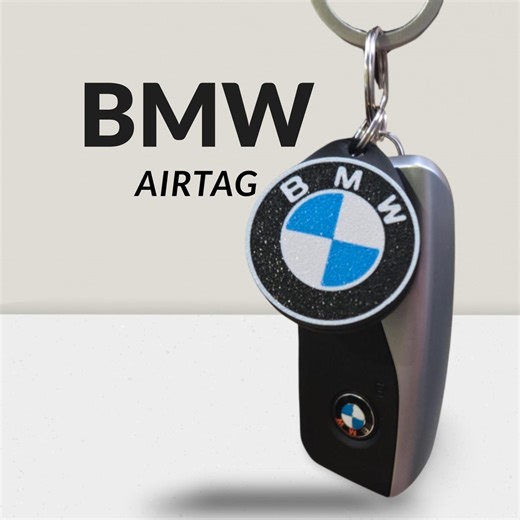 Black BMW AirTag Keychain - Etsy