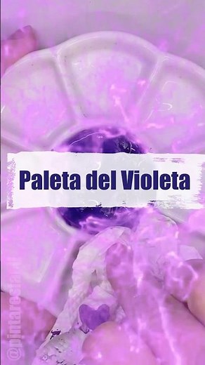 Paleta del Violeta 💜 #shorts #color #pinturasacrilicas