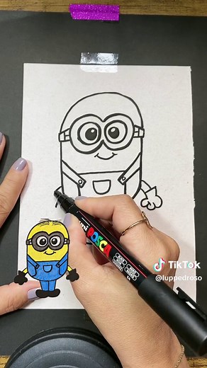 Como Desenhar um Minion Fácil
