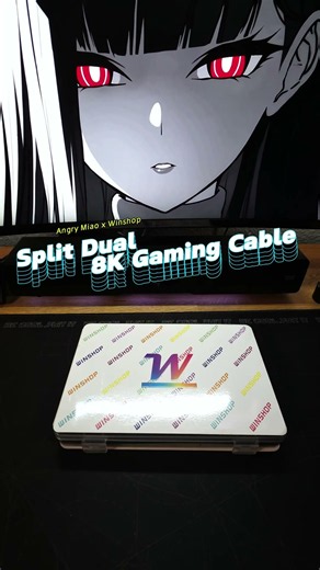 The smallest details can make the biggest difference, this 8K Gaming Cable is a perfect example.✨