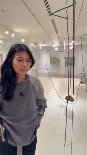 Weitzman School on Instagram: "The best way for visitors to the Galleries at Moore College of Art & Design to experience Pandemonium, a multimedia installation by Associate Professor of Fine Arts Michelle Lopez, is flat on their backs.⁠ ⁠ Combining mechatronics, animation, sound, and VR film, the installation puts the viewer in the middle of swirling newspapers, magazine, clipping, and other ephemera flying overhead in a tornado-like “information maelstrom.”⁠ ⁠ In a second gallery, the exhibitio