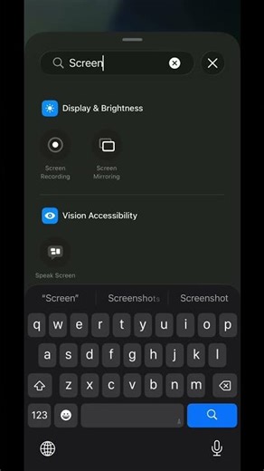 how to find screen recoding on iphone controls center #viralreels #iphone #apple #screenrecorder
