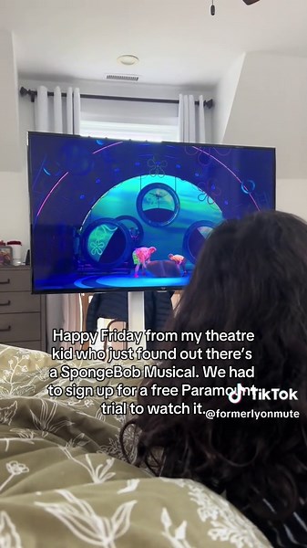 I don’t know why I’m so surprised by how weird it is. #theatre #theatrekid #parenting #spongebob #musical