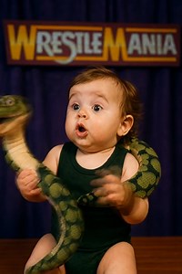 138K views · 3.2K reactions | Baby Jake The Snake Is Ready To Bite   #jakethesnakeroberts #jakethesnake #wwe #wrestling #babies #toddler | WrestleUncut | Facebook