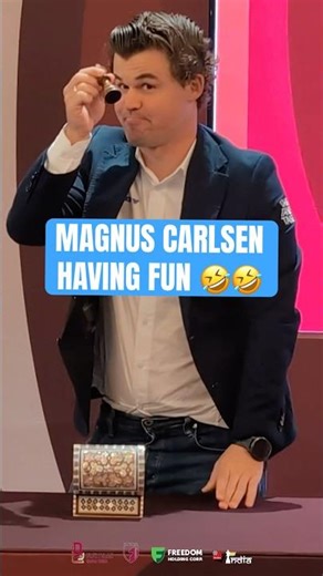 Magnus Carlsen having Fun 🤣🤣 #magnuscarlsen #chess