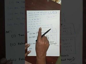 Nested Quantifiers | BCS405A Module 1 Q2(c) | VTU Discrete Maths | Truth Values