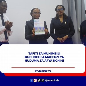 Mkurugenzi Mtendaji wa Hospitali ya Taifa Muhimbili (MNH), Dkt. Delilah Kimambo, amesema tafiti zinazofanyika katika hospitali hiyo ni nyenzo muhimu katika kuleta mageuzi ya huduma za afya nchini kwa kuboresha ubora wa huduma na kuongeza ujuzi wa wataalamu. Akizungumza wakati wa uzinduzi wa jarida la tafiti la Muhimbili, Dkt. Kimambo amesema tafiti hizo husaidia kufuatilia mwenendo wa magonjwa na mabadiliko ya vimelea. #AzamTVUpdates ✍ Upendo Micheal Mhariri | John Mbalamwezi | Azam TV