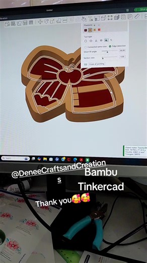 Tinkercad Bambu #3ddesign #fyp #bambu #bambulab #bambulab #3dprinting #3d #3dprinted #Tinkercad #tinkercaddesign