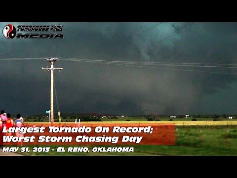 Storm Chasing Largest Tornado on Record - 5/31/2013 El Reno, OK
