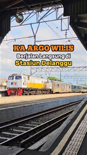 Abadikan Moment Kereta Api Argo Wilis Berjalan Langsung di Stasiun Delanggu - Sebelum Ganti New Gen