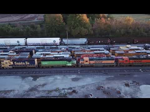 Locomotive Graveyard in Lordstown Ohio