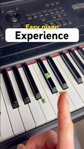 How to play Experience on piano EASY 🎹 #ludovicoeinaudi #easypiano