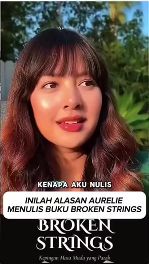 Alasan Aurelie menulis dan membagikan bukunya Broken Strings dalam bentuk PDF secara gratis #aurelie #aureliemoeremans #brokenstrings