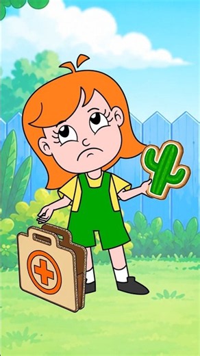 Oh no, Liam has a silly boo boo 😄 Emma knows what to do #forkids