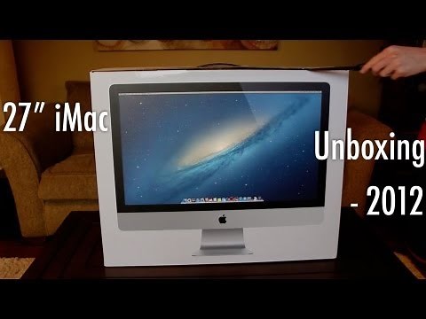 27" iMac Unboxing - Late 2012 Fully Spec'd Model