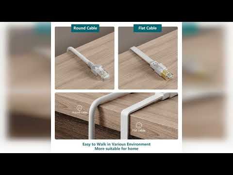 Review: Cat8 Ethernet Cable, Outdoor&Indoor, 25 FT Heavy Duty High Speed Cat 8 LAN Network Cab...