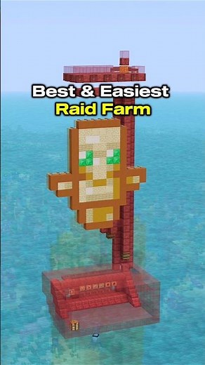 Compact Raid Farm, tutorial in my profile 🔥 #minecraft