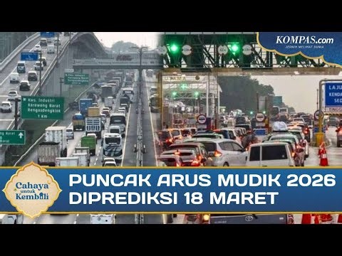 Puncak Arus Mudik Lebaran Diprediksi 18 Maret 2026