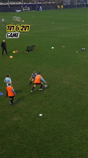 1v1 & 2v1 Game #soccer #soccerdrills #football #footballdrills #1v1