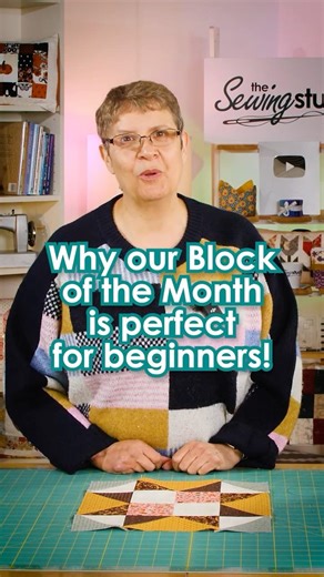 Our Block of the Month project is ideal for beginner sewers!