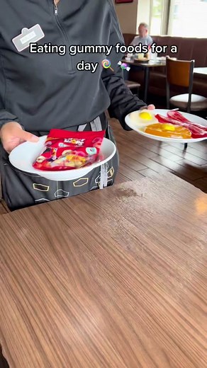 Gummy Food Challenge: Eating Only Gummies For 24 Hours!