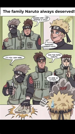 Kakashi and Iruka forcefully adopting Naruto is the most wholesome and funny thing ever! ❤️🔥