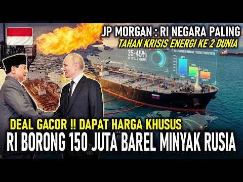 GREAT DEAL! RI SECURES 150 MILLION BARRELS OF RUSSIAN OIL AT A SPECIAL PRICE, RI BECOMES THE MOST...