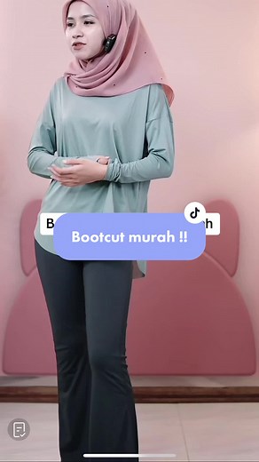 Seluar Bootcut Murah: Tinggi dan Slim dengan Bootcut Viral