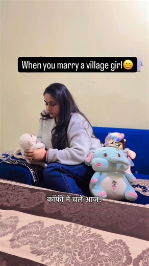 Asha & Manoj on Instagram: "This is why village girls are different 🤍😂 Coffee date ka matlab hi alag hai. #viral #reels #explorepage✨ #explore #funny"