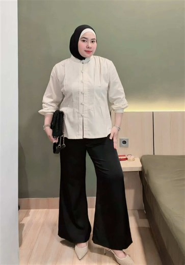 salah satu blouse fit body yg ngikutin bentuk badan💗 #fashion #ootdfashion #blouse