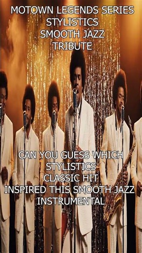 Which Stylistics Hit is This Smooth Sax Playing? #motown #70smusic