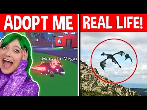 REAL LIFE ADOPT ME PETS *REVEALED*! MEGA SHADOW DRAGON *DREAM PETS* IRL! 😱 Adopt Me Roblox RARE PETS