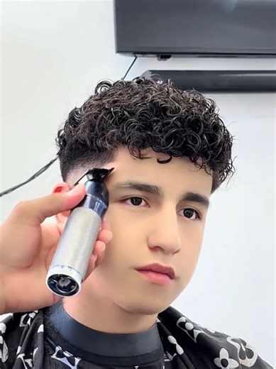 Curly Perm Method for Boys: Stylish Haircut Transformation