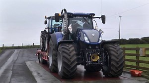 DAY 12! A special episode of our "11 Days of Christmas"! We couldn't leave out our charity rig this year, with the New Holland 315HD pulling the TW-35 on a Herron trailer. The 315 was definitely put to work hauling this about! From everyone at GRASSMEN, we wish you all a very merry Christmas! | GRASSMEN