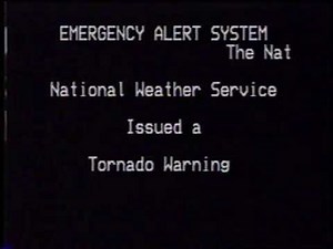 TWC Local on the 8s w/ EAS Tornado Warning Bulletin - 2/18/09 6:08pm